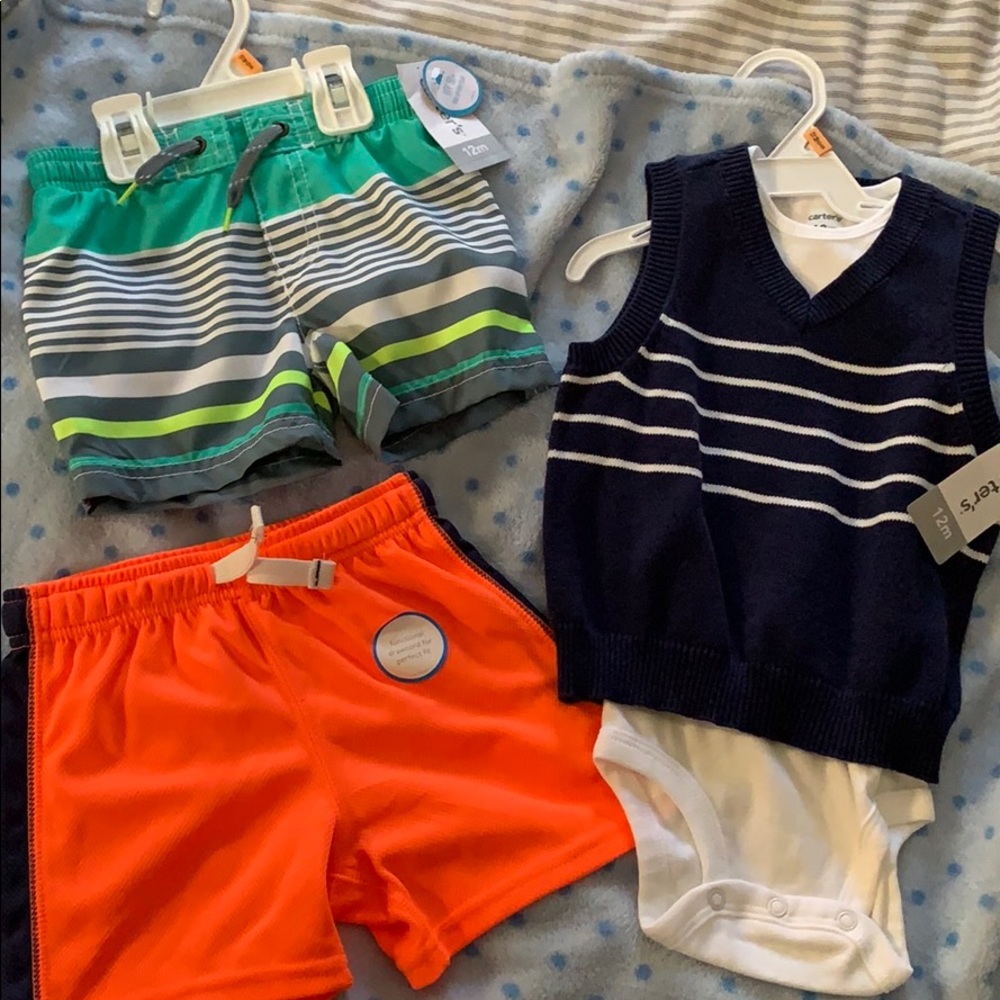 Boys Carter’s 12 month bundle NWT